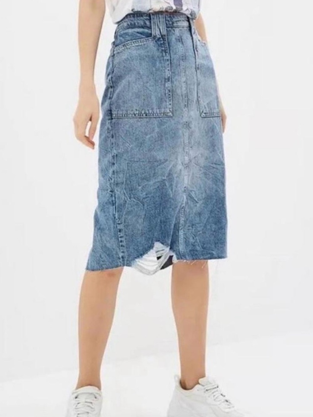 We the free denim skirt